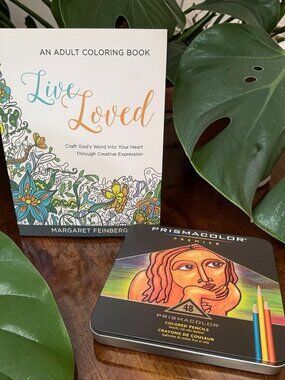 Prismacolor Premier Colored Pencils and Adult Coloring Book